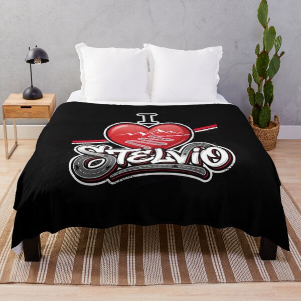 Item preview, Stelvio Pass I Love Stelvio Italian Alps Rider Road Artwork designed and sold by enzoade.