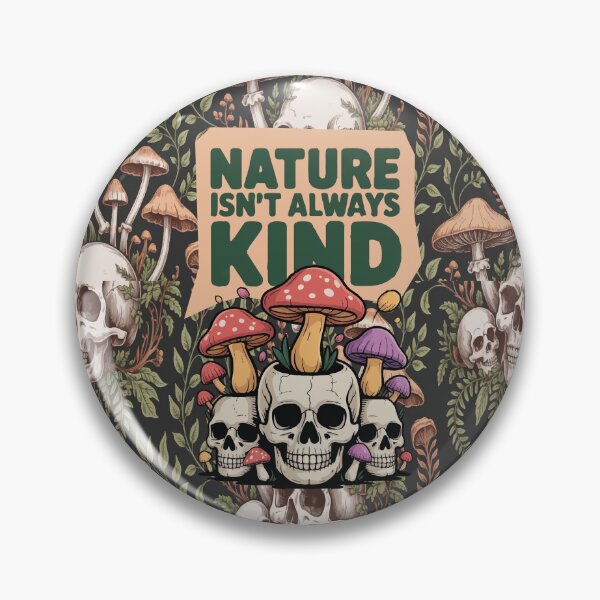 Item preview, Dark Cottagecore Mushroom Skull Design – Gothic Nature Aesthetic designed and sold by DigoCostaK7css.