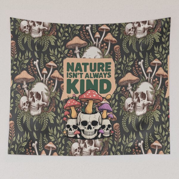 Item preview, Dark Cottagecore Mushroom Skull Design – Gothic Nature Aesthetic designed and sold by DigoCostaK7css.