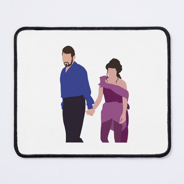 Item preview, Will Riker and Deanna Troi Faceless Art designed and sold by RoseDesigns05.