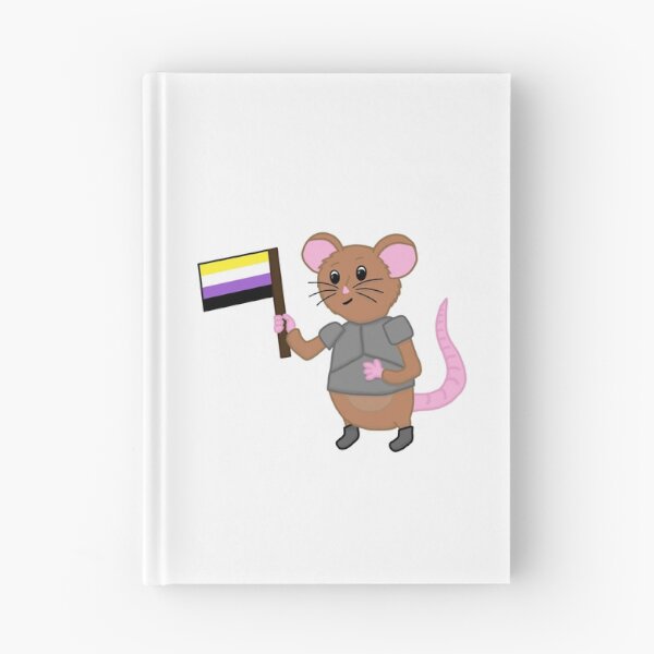 Item preview, Sir Wombleton With Non-Binary Pride Flag designed and sold by ChloeCosDesigns.