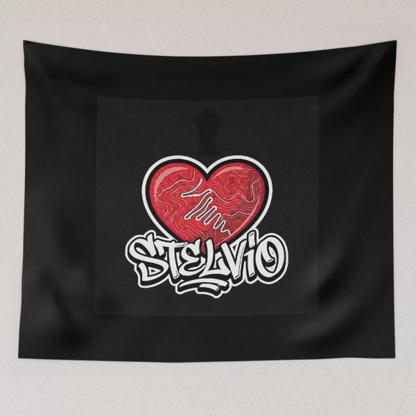 Item preview, Stelvio Pass I Love Stelvio Epic Switchbacks Motorcycle Adventure Design designed and sold by enzoade.