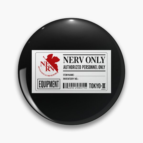 Item preview, Nerv Only Authorized Personnel Only designed and sold by Sakuga Drip.