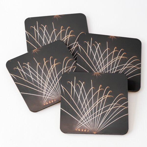 Item preview, Fireworks Burst Over Dark Sky, Long Exposure Celebration Night Display designed and sold by Nmallia.