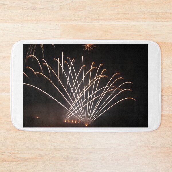 Item preview, Fireworks Burst Over Dark Sky, Long Exposure Celebration Night Display designed and sold by Nmallia.