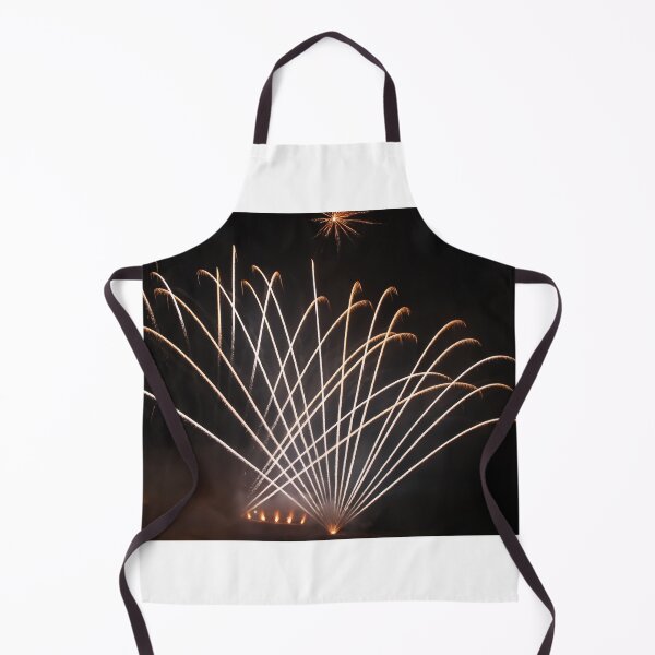 Item preview, Fireworks Burst Over Dark Sky, Long Exposure Celebration Night Display designed and sold by Nmallia.