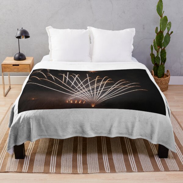 Item preview, Fireworks Burst Over Dark Sky, Long Exposure Celebration Night Display designed and sold by Nmallia.