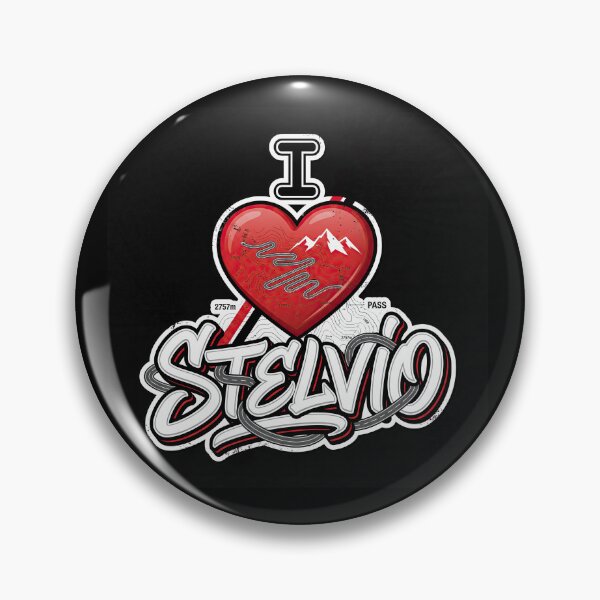Item preview, Stelvio Pass I Love Stelvio Bucket List Motorcycle Route Graphic designed and sold by enzoade.