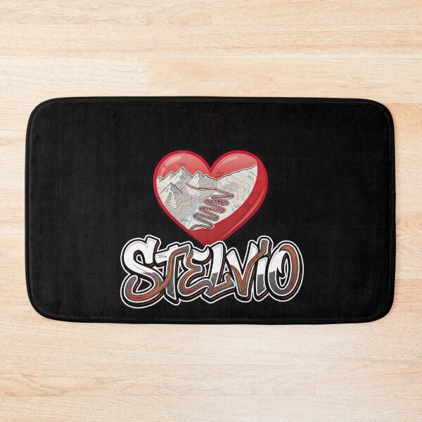 Item preview, Stelvio Pass I Love Stelvio Alpine Curves Rider Lifestyle Artwork designed and sold by enzoade.