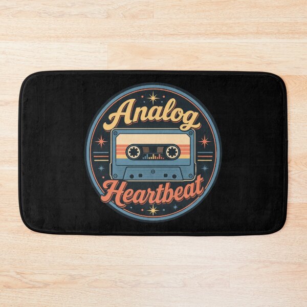 Item preview, Analog Heartbeat Neon Retro Cassette Badge designed and sold by Sketchlegacy.