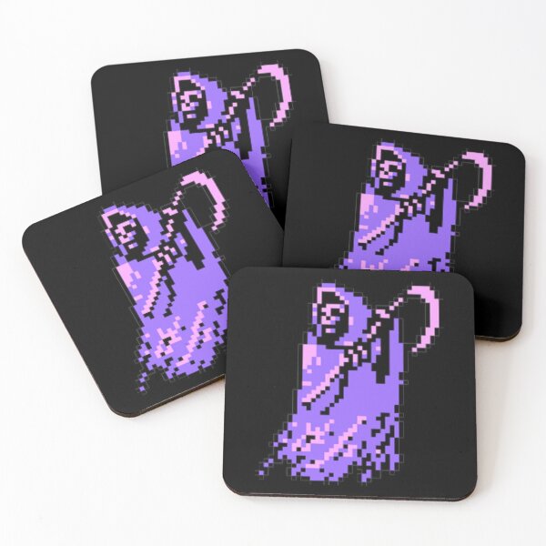 Item preview, Retro Purple 8-Bit Grim Reaper Pixel Art designed and sold by TobattoVision Commodities.