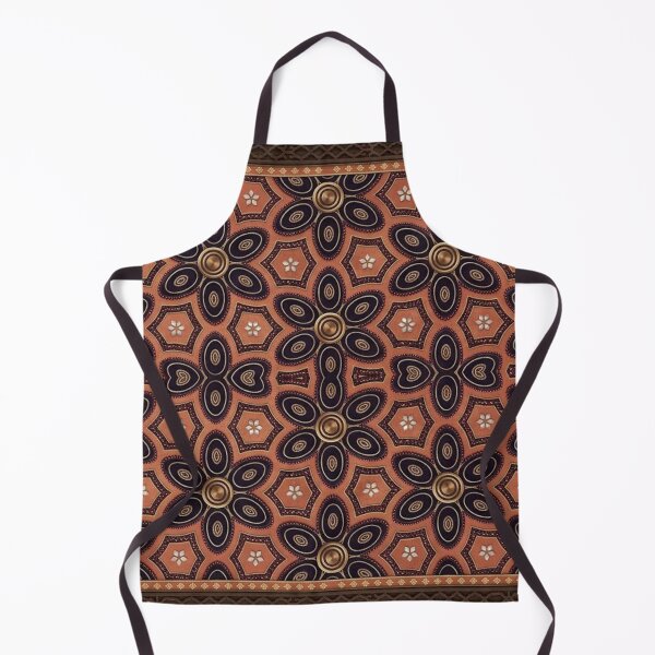 Item preview, Terracotta Floral Mosaic designed and sold by AirCrayons27.