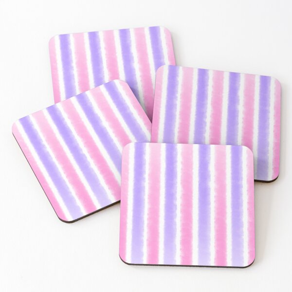 Item preview, Watercolor stripe pattern-pink and purple  designed and sold by Pattern Pie.