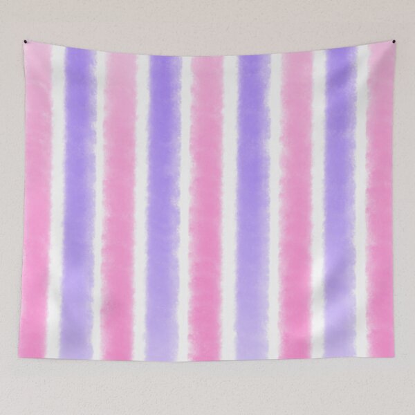 Item preview, Watercolor stripe pattern-pink and purple  designed and sold by Pattern Pie.