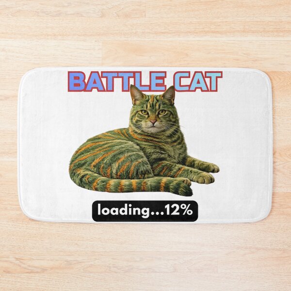 Item preview, Battle Cat Loading 12% designed and sold by Pop, Culture and Stuff.