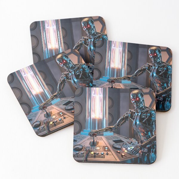 Item preview, Terminator in the TARDIS  designed and sold by WiseBow.