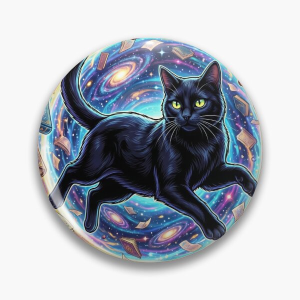 Item preview, Black Cat Queen of the Stars Celestial Fantasy T-Shirt designed and sold by MERAKISL.
