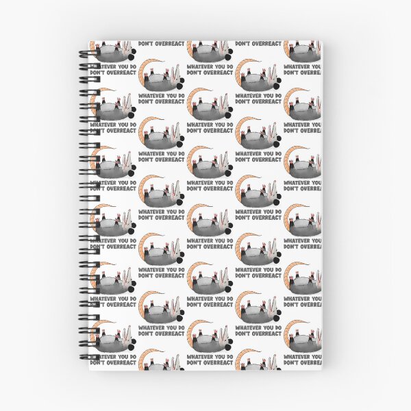 Item preview, Whatever you do don't overreact designed and sold by Giddy Bear Gifts.