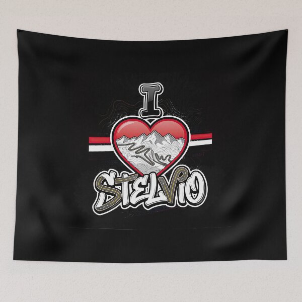 Item preview, Stelvio Pass I Love Stelvio Famous Italian Road Biker Artwork designed and sold by enzoade.