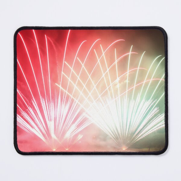 Item preview, Fireworks Burst Over Dark Sky, Long Exposure Celebration Night Display designed and sold by Nmallia.