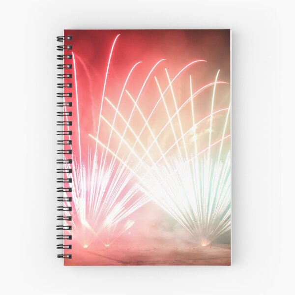 Item preview, Fireworks Burst Over Dark Sky, Long Exposure Celebration Night Display designed and sold by Nmallia.