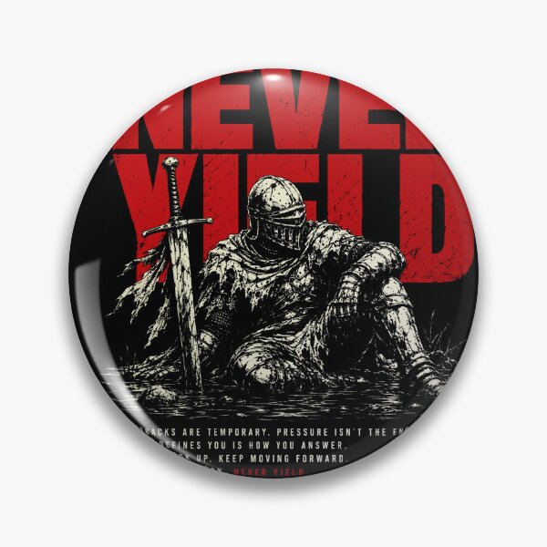 Item preview, Never Yield Knight designed and sold by OrangeD-esign.