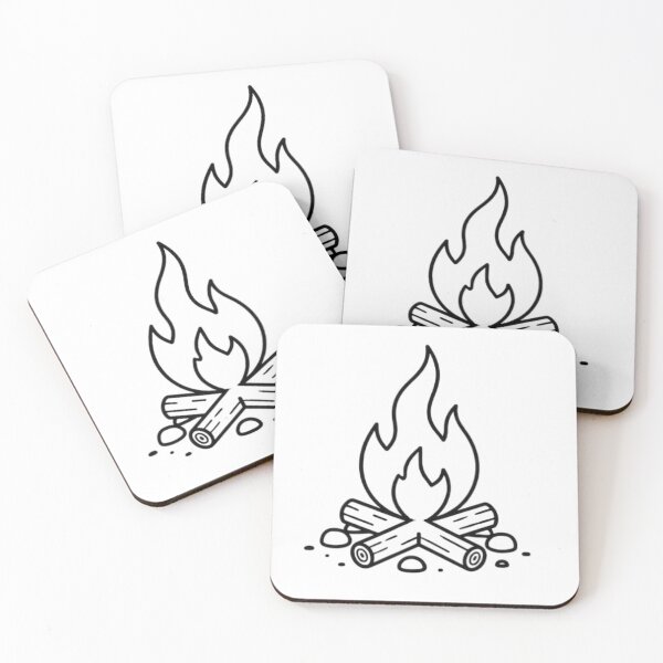 Item preview, campfire icon designed and sold by Side Quest Co..