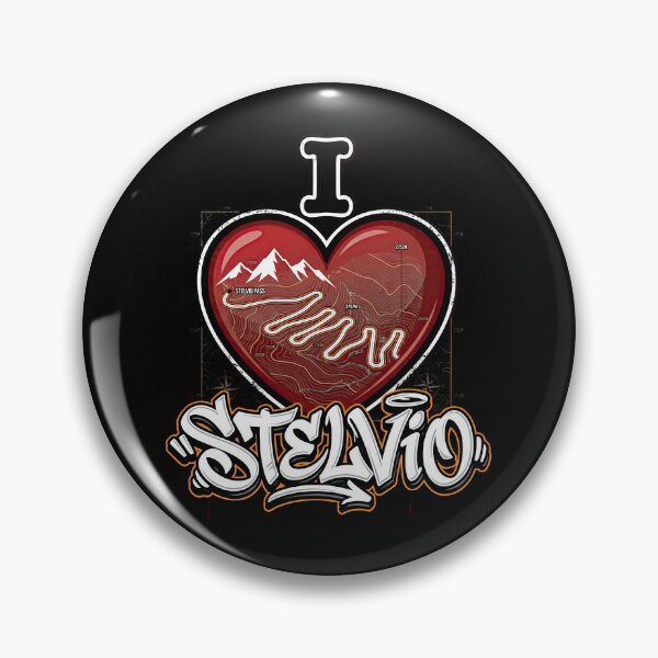 Item preview, Stelvio Pass I Love Stelvio Mountain Pass Adventure Motorcycle Graphic designed and sold by enzoade.