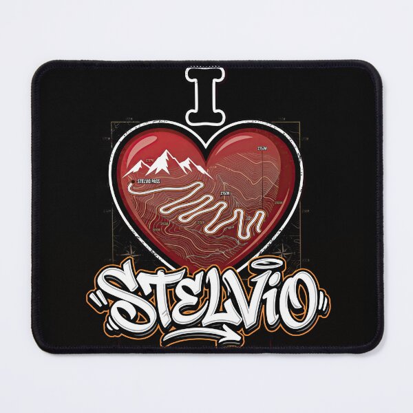 Item preview, Stelvio Pass I Love Stelvio Mountain Pass Adventure Motorcycle Graphic designed and sold by enzoade.