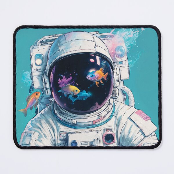 Item preview, The Cosmic Dreamer Surreal Astronaut designed and sold by ModriArt.