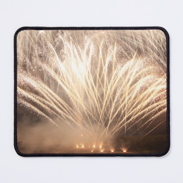 Item preview, Fireworks Burst Over Dark Sky, Long Exposure Celebration Night Display designed and sold by Nmallia.