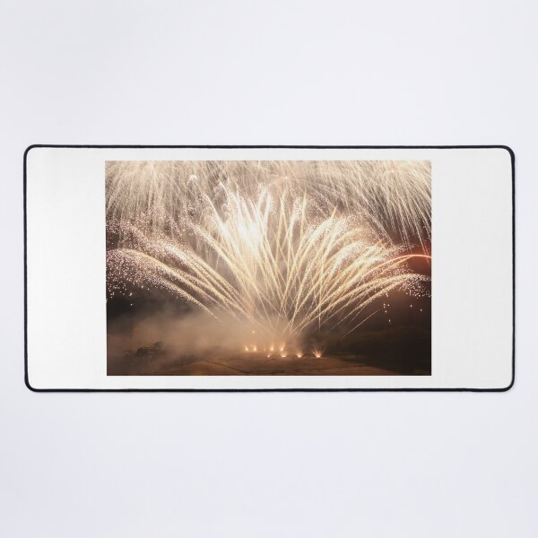 Item preview, Fireworks Burst Over Dark Sky, Long Exposure Celebration Night Display designed and sold by Nmallia.