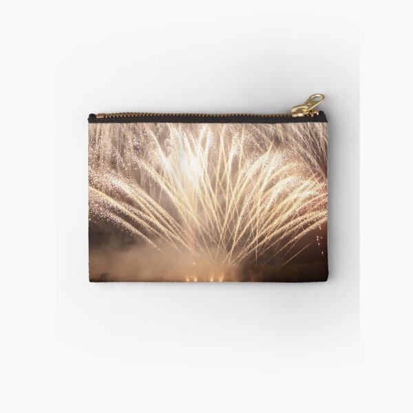 Item preview, Fireworks Burst Over Dark Sky, Long Exposure Celebration Night Display designed and sold by Nmallia.