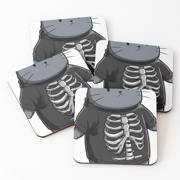 Item preview, Gothic Skeleton Chartreux designed and sold by IllumeInk.