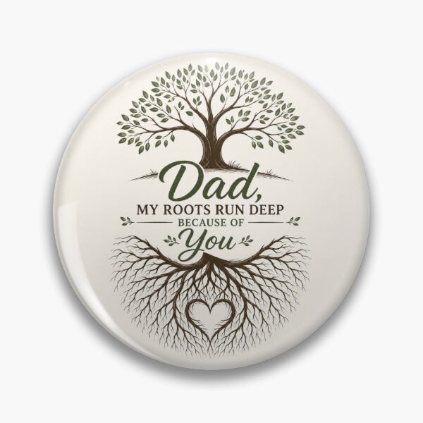 Item preview, Dad My Roots Run Deep Because of You - Vintage Father's Day Tree of Life designed and sold by NinaVibeStudio.
