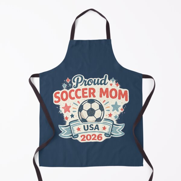 Item preview, Proud Soccer Mom USA 2026 – Patriotic World Cup Soccer Fan T-Shirt designed and sold by ArthUpscale.