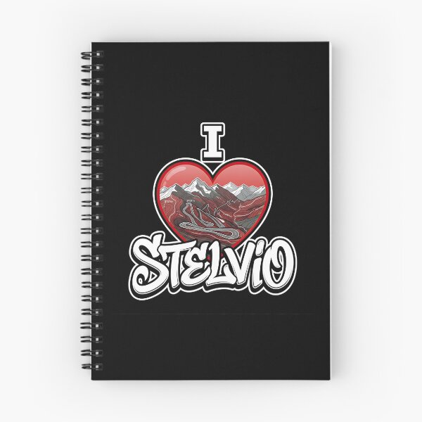 Item preview, Stelvio Pass I Love Stelvio Iconic Hairpins Motorcycle Rider Design designed and sold by enzoade.