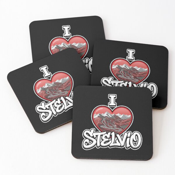Item preview, Stelvio Pass I Love Stelvio Iconic Hairpins Motorcycle Rider Design designed and sold by enzoade.