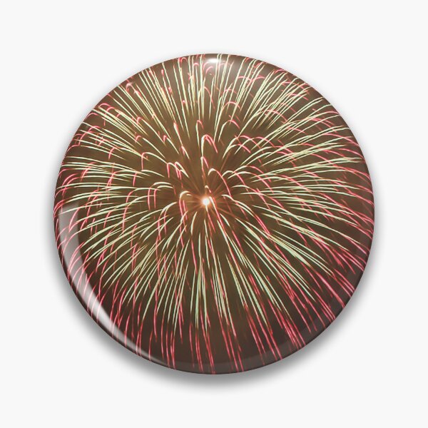 Item preview, Fireworks Burst Over Dark Sky, Long Exposure Celebration Night Display designed and sold by Nmallia.