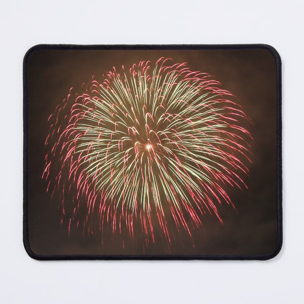 Item preview, Fireworks Burst Over Dark Sky, Long Exposure Celebration Night Display designed and sold by Nmallia.