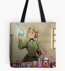 Marie Curie Comic Cover Tote Bag