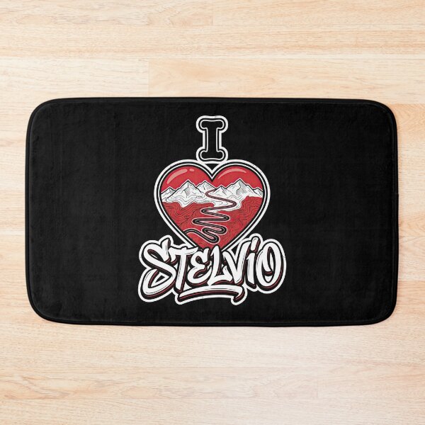 Item preview, Stelvio Pass I Love Stelvio Legendary Alpine Motorcycle Road Artwork designed and sold by enzoade.