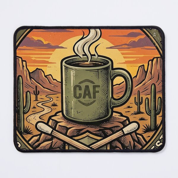 Item preview, Mission Accomplished Coffee Badge designed and sold by UNIGRAPHIX.