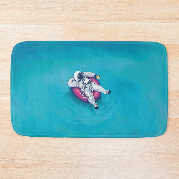 Item preview, Cosmic Vacation Surreal Astronaut in Swimming Pool - Illustration designed and sold by ModriArt.