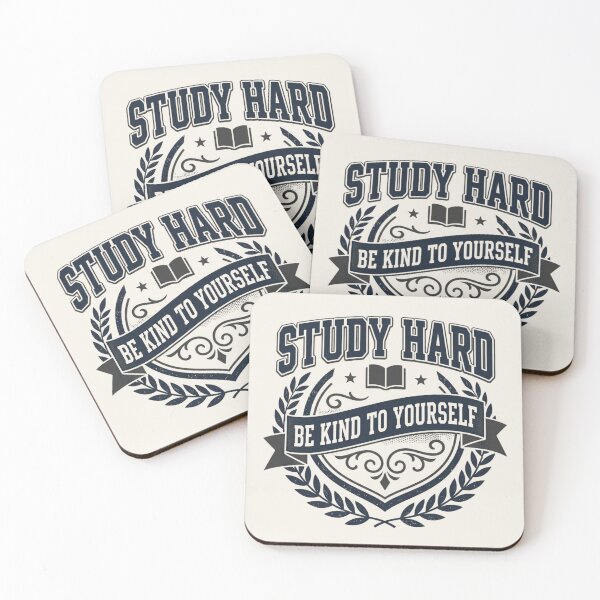 Item preview, Study Hard Be Kind To Yourself Student Motivation Shirt designed and sold by Amr Darwish Graphic designer.