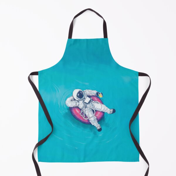 Item preview, Cosmic Vacation Surreal Astronaut in Swimming Pool - Illustration designed and sold by ModriArt.