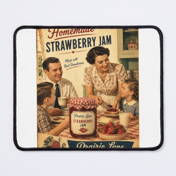 Item preview, Wall Art - Postcard - Prairie Lane Strawberry Jam Nostalgia designed and sold by ForeverPrintsOK.