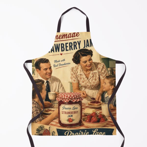 Item preview, Wall Art - Postcard - Prairie Lane Strawberry Jam Nostalgia designed and sold by ForeverPrintsOK.