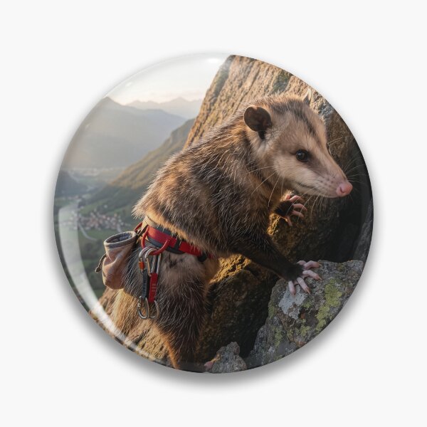 Item preview, Rock Climbing Possum Is Summit Bound designed and sold by Tridentulus.