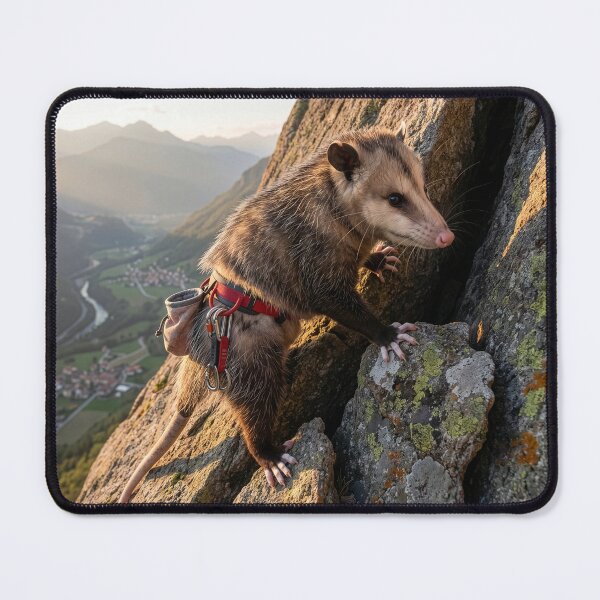 Item preview, Rock Climbing Possum Is Summit Bound designed and sold by Tridentulus.